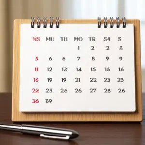 Desk Calendar
